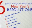 6 Green Ways to Help You Keep Your New Year’s Resolutions