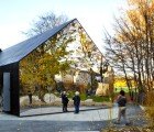 Awesome Fun-House Mirrored Pavilion Replaces Sad Graffiti-Covered Structure in Copenhagen