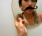 HOW TO: Make a Recycled Mustache Mirror