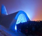 Sparkling Schneekirche Snow Church Rises in Mitterfirmiansreut, Germany