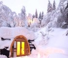 Pristine Eco POD Hotel is a Snow-capped Getaway Cabin in Switzerland