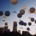 art, Green Materials, Sustainable Materials, Urban design, Yokohama Triennial in Japan, Casagrande & Rintala, Finnish art, Bird Hangar, spreading seeds, balloons, latex balloons, public installation, japan, finnish design