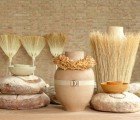 Formafantasma Crafty Vessels are made from Flour, Agricultural Waste and Limestone