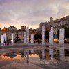 “Frozen Trees” Made of 1000s of Ikea Plastic Bag Dispensers Light Up Lisbon