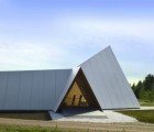 Finland’s Beautiful Lilja Chapel is a Pop-Up Prefab Church