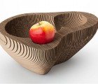 128 Cardboard: A Clever Recycled Cardboard Fruit Bowl by SEMdesign