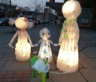 Sarah Turner’s Recycled Bottle Family Lights Up Nottingham