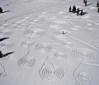 Sonja Hinrichsen Walks in Circles to Create These Spectacular Snow Drawings in Colorado