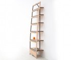 Tomas Schön’s Flat-Pak ‘A-Board’ Becomes a Full Shelf with the Pull of a String