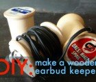 HOW TO: Make Your Own Upcycled Wooden Spool Headphone Keeper
