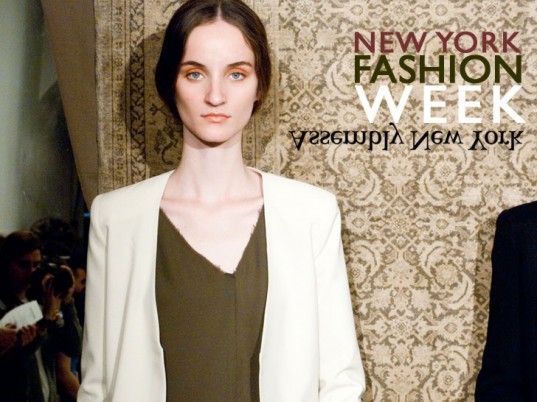 Assembly New York, ecouterre, New York Fashion Week 2012, NYC, fashion, eco fashion, accessories, fashion design, Greg Armas, Claire Lampert