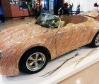 The Una Cebu Car’s Swirling Exterior is Crafted from Coconut Flower Stalks and Other Local Materials
