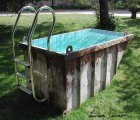 Dumpster Transformed Into a Trashtastic Portable Mini Pool