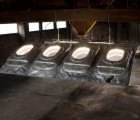 Paul Coudamy’s ‘F-Light’ Ceiling Lamps Are Made from Recycled Airplane Panels