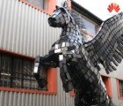 Huawei Unveils Epic Pegasus Sculpture Made From 3,500 Smartphones