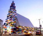 LOOS.FM Creates Gigantic LEGO-Inspired Church Pavilion in the Netherlands