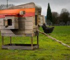 Designer John Wright’s Modern Coop is a Stylish Hen House Made from Recycled Wood