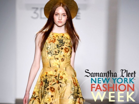 Samantha Pleet, eco fashion, green fashion, romanticism, fashion week, New York Fashion Week 2012, NYC, New York, fashion