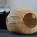 Berta Riera Pomes, Yunwei Zhu, Iglu, rattan, biodegradable materials, hand-made cocoon, natural materials