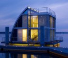 Modular AR-CHE Aqua Floathome Enjoys On-The-Lake-Living in Germany