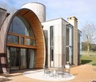Wine Barrel-Inspired Downley House in England is Built from a Former House’s Ruins