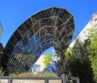 Bloom is a Glittering Metal Sculpture That Curls up in the California Sun