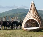 DEDON’s Zero-Waste ‘Nest Rest’ is a Woven Cocoon for Snuggling in the Wild