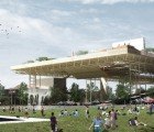 Urban Island Prototype 01 Reimagines the Public Park as a Multi-Level Elevated Green Space