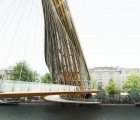 Amsterdam Footbridge-Cafe Concept Blends the Traditional and the High-Tech