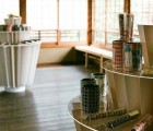 Miso Designs Beautiful Origami Tables for Kyoto’s Shofudo Paper Store