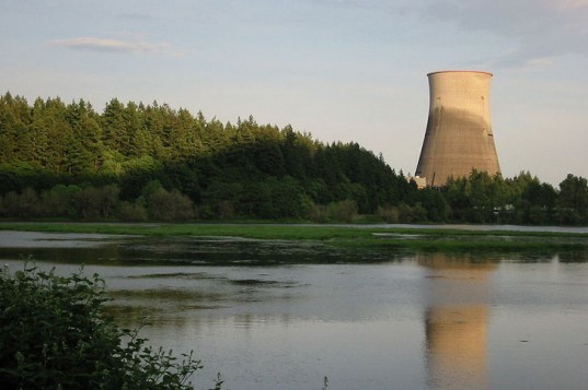 Nuclear power, nuclear power plant, nuclear reactor, cooling tower, Trojan Nuclear Power Plant
