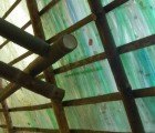 Hand-Powered Machine Transforms Plastic Bottles into Thatched Roofs for Tropical Climates