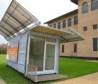 Solar-Powered SPACE Shipping Container Office Produces Twice as Much Energy as it Consumes