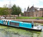 Somewhere Turns a British Workboat into a Fun Floating Cinema