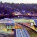 train station, railway station, high speed rail station, high speed rail, station, green transportation, eco train station