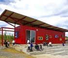 The Vissershok School is a Colorful Shipping Container Classroom for Kids in South Africa