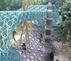 Ball Nogues Studio Wins Paris’ 2012 Pavillion Speciale Competition with Bright Blue Cellular Design