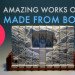 Art Made from Books, books art, book sculptures, recycled book sculptures, eco art, upcycled art