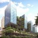 green design, sustainable design, eco-design, WOHA, Singapore, Park Royal, Skyscraper, vertical garden, photovoltaic panels, daylighting, rainwater harvest, green space, Hong Lim Park