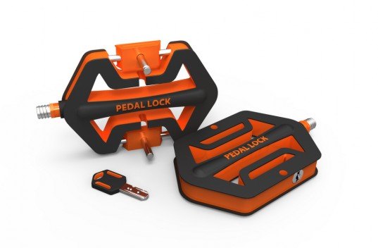 Yu-Ting Cheng, Cheng-Tsung Feng, pedal lock, bicycle theft, bike locks, theft prevention, transport design, green transport, cycling accessories
