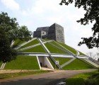Indonesia’s New University Library Will be a Swirling Green Roofed Mountain