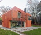 11×11 is a Modern Wood-Clad Prefab in Germany