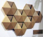 NBT Studio’s Ambihive is a LED Lamp and Sound System Packed Into a Single Cardboard Wall Fixture