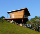Eucalyptus House is a Low-Impact Brazilian Cabin on Stilts