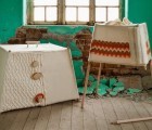 Beril Cicek Creates Quirky Mobile Furniture From Wood and Wool Knits