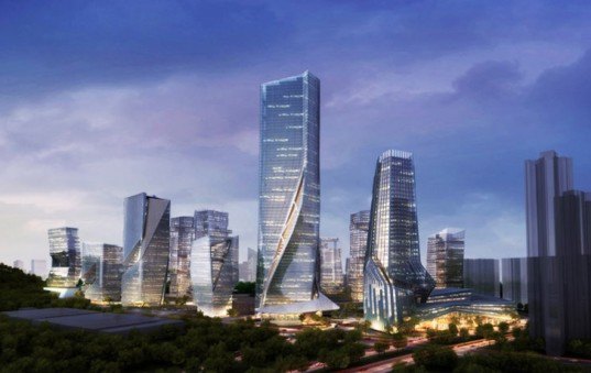 Galaxy Yabao Park by 10 Design Galaxy Yabao Hi-Tech Enterprises Headquarter Park, 10 design, sustainable design, green design, urban design, sustainable cities, air pollution, air cleaning building, grey water recycling, shenzen, china
