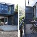 L-shaped home, recycled shipping containers, James & Mau, containers house, spain, geothermal energy, recycled newspaper insulation, Prefab Housing, Recycled Materials