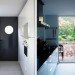 L-shaped home, recycled shipping containers, James & Mau, containers house, spain, geothermal energy, recycled newspaper insulation, Prefab Housing, Recycled Materials