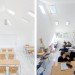 LAND Arquitectos, green schools, Chile, Santiago, Long-lasting materials, affordable materials, insulation, ventilation, Fluorescent Green Shelters, prefab architecture, Daylighting