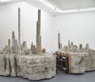 Liu Wei’s Chaotic Cities Are Made of Stacks Upon Stacks of Recycled Text Books